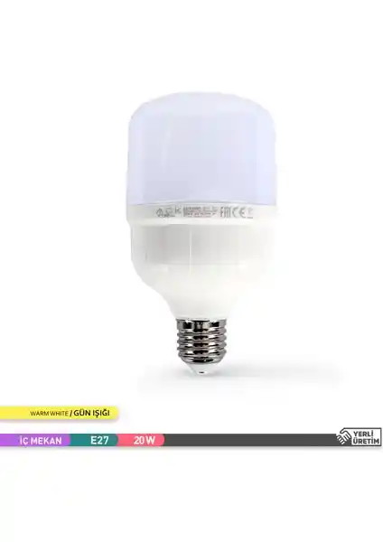 Ack T80 LED Ampul 3000K Gün Işığı İç Mekan Aydınlatma Çözümü