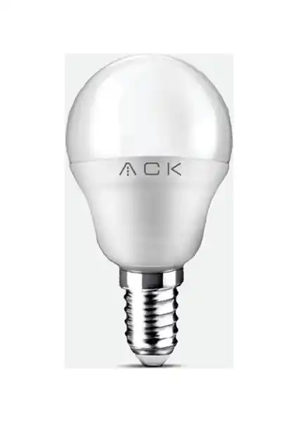 Ack Top LED Ampul 5W E-14 6500K Beyaz Işık Enerji Tasarruflu Modern Aydınlatma Çözümü