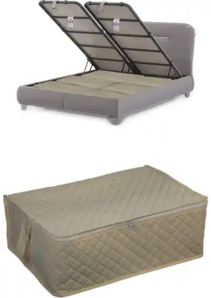 Adarya Baza Altı Büyük Boy Saklama Hurcu: Fonksiyonel ve Estetik Yatak Altı Düzenleme Çözümü