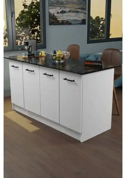 Aeka AE-2040 Vera Vera Çok Amaçlı Mutfak Adası ve Yemek Masası Özellikleri