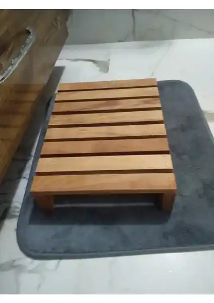 Ahşap Kayın Ağacından Tasarlanmış Çocuk Lavabo Önü ve Abdest Basamağı Ürünleri