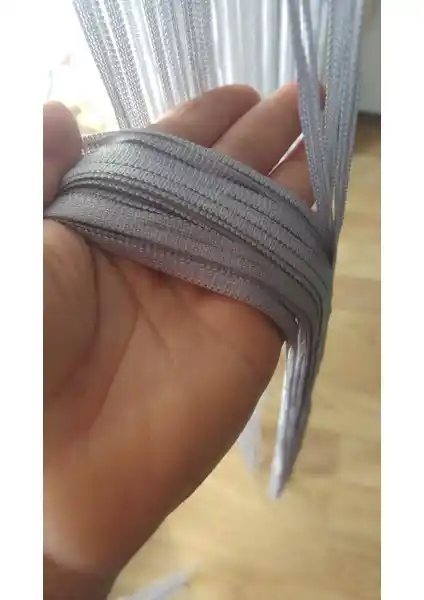 Akça Tekstil gri ip perde: modern ve fonksiyonel dekorasyon çözümü