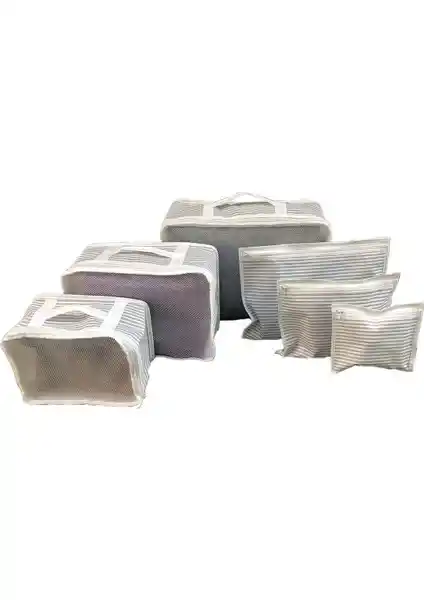 ALAS 6'lı bavul düzenleyici seti ile seyahatlerde pratik ve düzenli çözümler