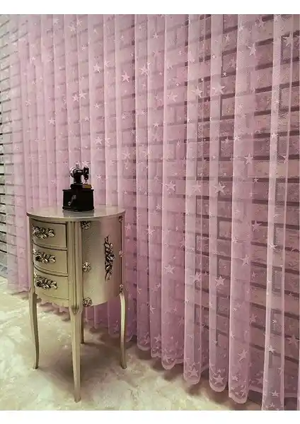 Alena Home Aleyna Home Taç Yıldızlı Tül Perde: Çocuk Odası Dekorasyonunda Estetik ve Fonksiyonellik