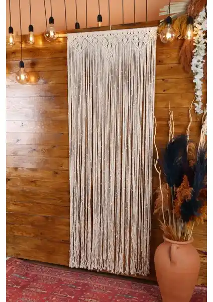 Alena Home BH Bohem Handmade Kapı Perdesi ile Doğal ve Şık Dekoratif Çözüm