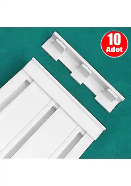 Alet Çantam 3'lü Korniş Kapağı ve Son Kilidi Perde Güvenliği ve Kullanım Kolaylığı Sağlar