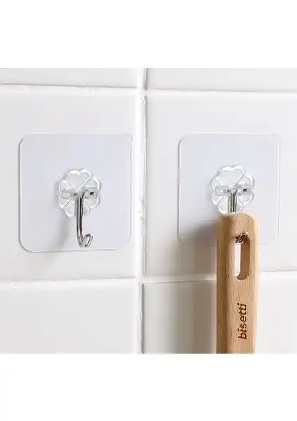 Alife Kendinden Yapışkanlı Şeffaf Askı ile Modern ve Pratik Ev Dekorasyonu