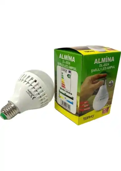 Almina Şarjlı LED Ampül 15W DL-2025: Uzun Ömürlü ve Güvenilir Aydınlatma Çözümü