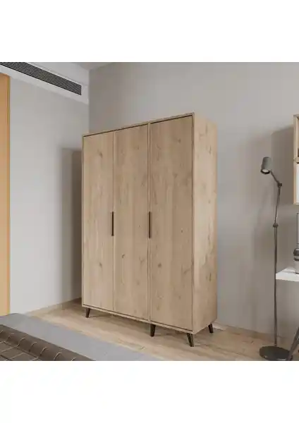 Alonex Aden Üç Kapılı Elbise Dolabı Modern Tasarım ve Kullanım Kolaylığıyla Tanıtılıyor