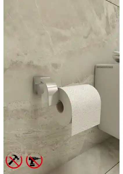 Alper Banyo Krom F1 Model Paslanmaz Kapaksız Kağıtlık Modern ve Dayanıklı Tasarım