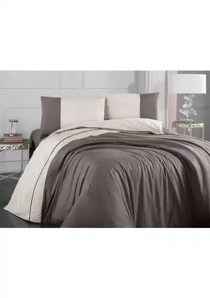 Altınbaşak Thor %100 Pamuk Ranforce Çift Renk Nevresim Takımı Yatak Odası Dekorasyonu İçin Uygun