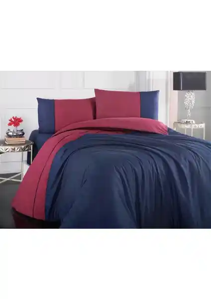 Altınbaşak Thor Pamuk Tek Kişilik Nevresim Takımı Lacivert ve Bordo Renk Seçenekleriyle