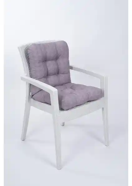 Altınpamuk Candy Lila Pofidik Arkalıklı Sandalye Minderi ile Konfor ve Estetiğin Buluşması