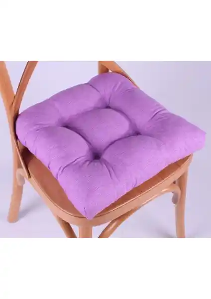 Altınpamuk Lina Mor Pofidik Sandalye Minderi: Şık ve Konforlu Oturma Aksesuarı