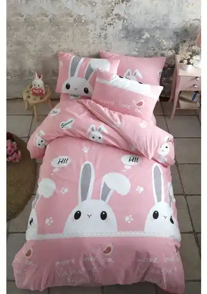 Always Ranforce Rabbit Tek Kişilik Nevresim Takımı: Konfor ve Estetiğin Buluşması