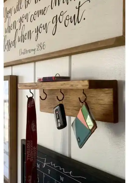 Alyones Giriş Yolu Düzenleyici: Doğal Ahşap ve Country Tarzı Pratik Çözüm