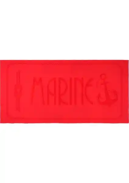 Anemoss Çapa Plaj Havlusu Kırmızı – Dayanıklı ve Şık Pamuk Plaj Aksesuarı