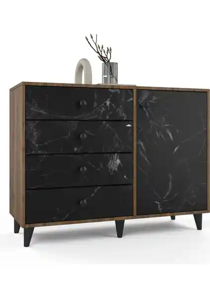 Anzera Tokyo Şifonyer Modern Tasarım ve Geniş Depolama Alanı Sunar