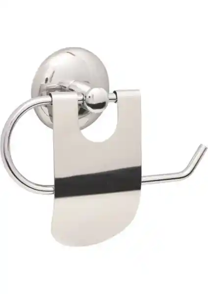 Aqua Blue Melissa Kapaklı Dar Krom Kağıtlık: Estetik ve Kullanışlı Mutfak ve Banyo Aksesuarı