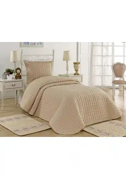 Armes Hayal Tek Kişilik Yatak Örtüsü Cappuccino Şık ve Dayanıklı Tasarım Özellikleri