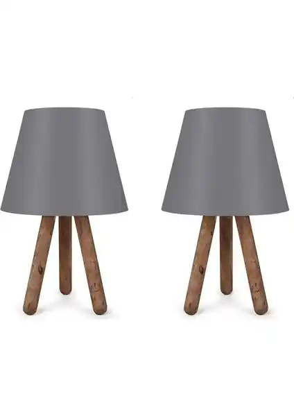 Art&Gift North Home Ahşap Ayaklı Abajur: Modern ve Dayanıklı Aydınlatma Çözümü