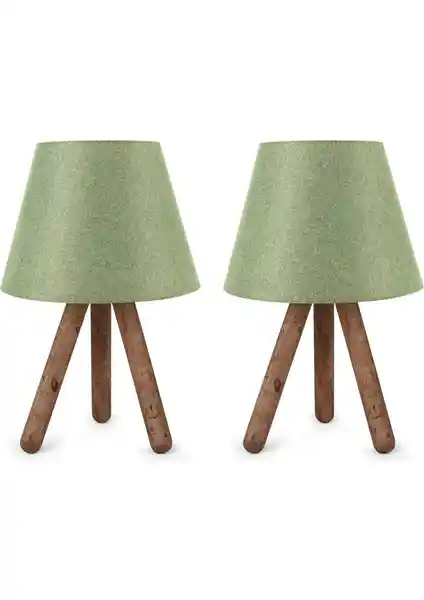 Art&Gift North Home Ahşap Ayaklı Abajur: Modern ve Ekonomik Tasarım ile Evinize Şıklık Katın