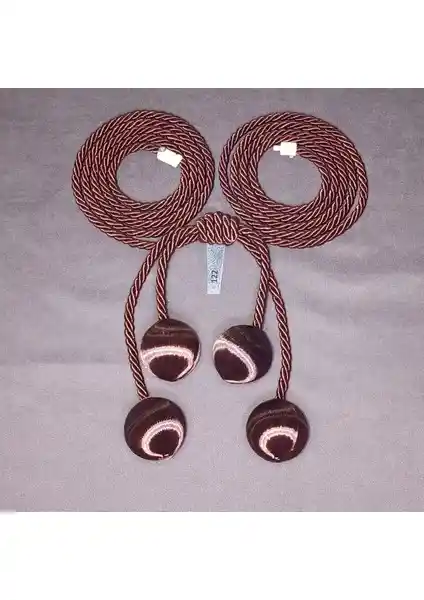 ArtAmor 4 Toplu İpek İp Sarım Fon Tül Kruvaze Perde Tavan Bağlama Aksesuarı Türkiye Üretimi