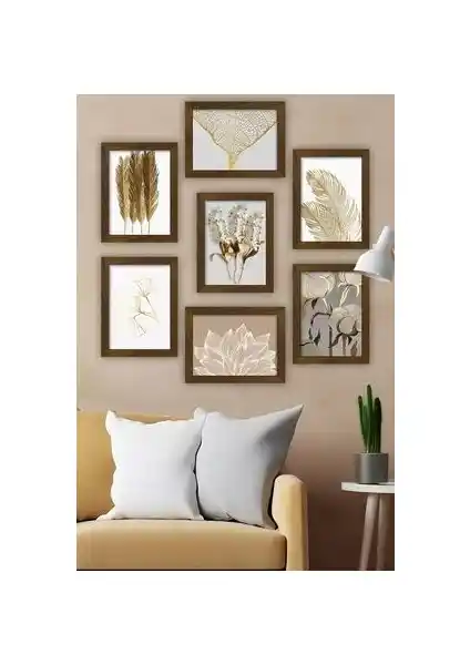 Artavessa 7 Parça MDF Tablo Seti Modern ve Şık Duvar Dekorasyonu Çözümü
