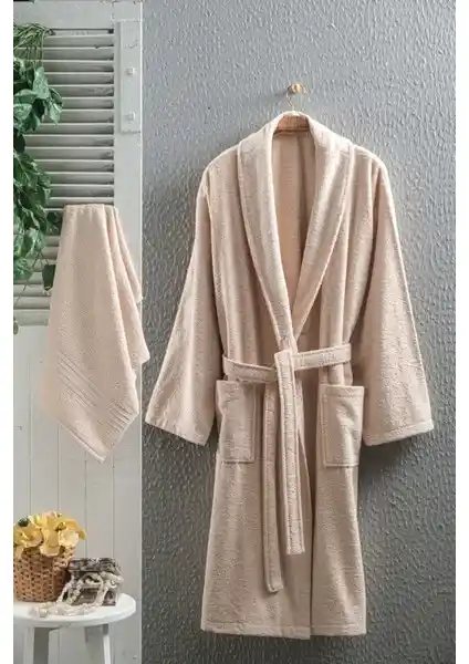 Arvilla Home Büyük Beden 2'li Bornoz Takımı Rahatlık ve Şıklık Sunar