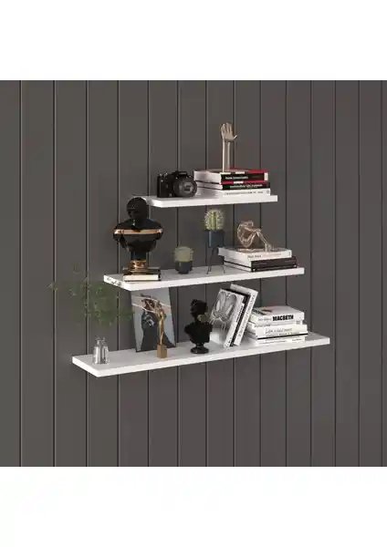 Asra Trend Doğal Modern Organizer: Şık ve Fonksiyonel Duvar Rafı Tasarımı