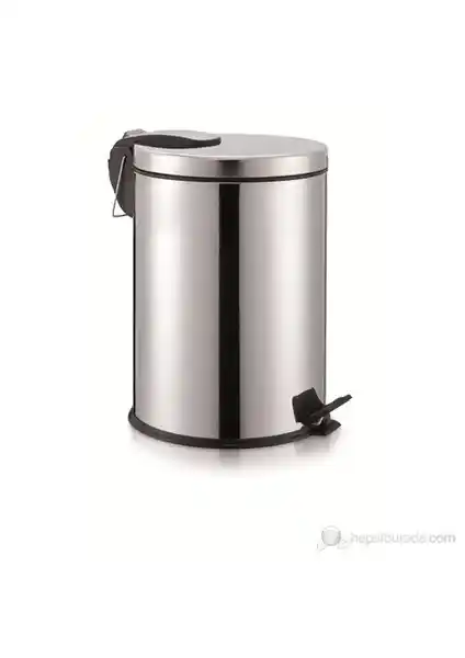 Atadan Paslanmaz Krom Pedallı Çöp Kovası: Şık ve Dayanıklı Çözüm