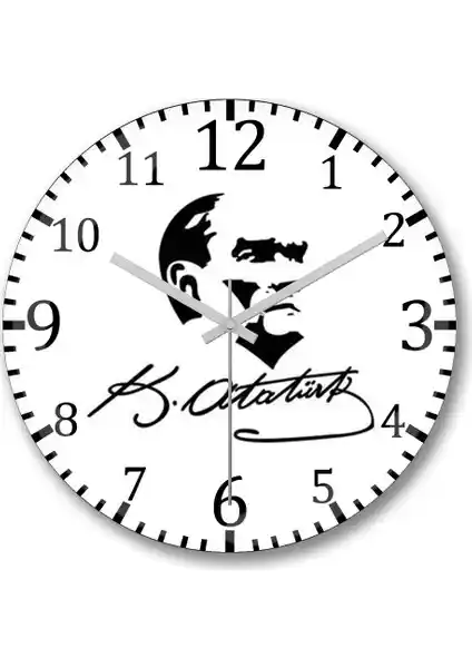 Atatürk İmzalı Duvar Saati: Estetik ve Kaliteli Tasarım ile Dekorasyonunuza Şıklık Katar