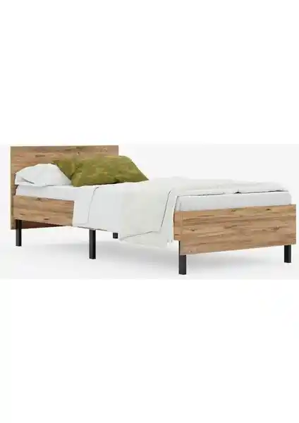 Atlantik Çam Metal Karyola Ceramical Kr1 90x190 cm modern dayanıklı yatak çözümü