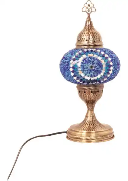 Atölye Lamp Design Mozaik Otantik Gece Lambası İç Mekan Dekorasyonu İçin Şık ve Dayanıklı Tasarım