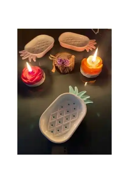 Bayram Tohum Home Future Ananas Sabunluk Modern ve Şık Banyo Dekorasyonu İçin Tasarlandı