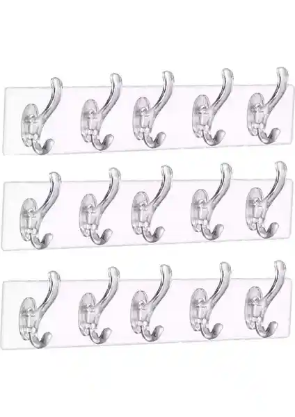 Baysa 3'lü Şeffaf Askılık ile Modern ve Çok Yönlü Düzen Çözümü