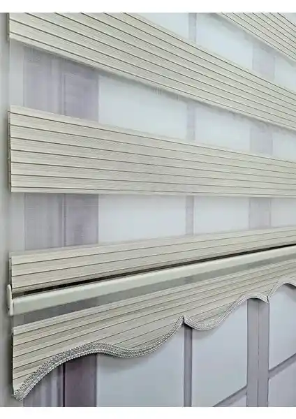 BBB Pliseli Zebra Stor Perde Sert Plastik Kasalı Modern ve Dayanıklı Tasarım