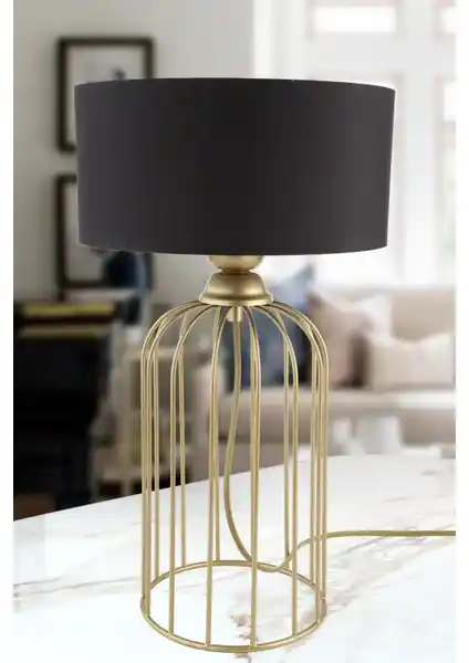 Begüsa Tema Masa Lambası Eski Siyah Şapka Tasarımı ile Estetik ve Fonksiyonelliğin Birleşimi