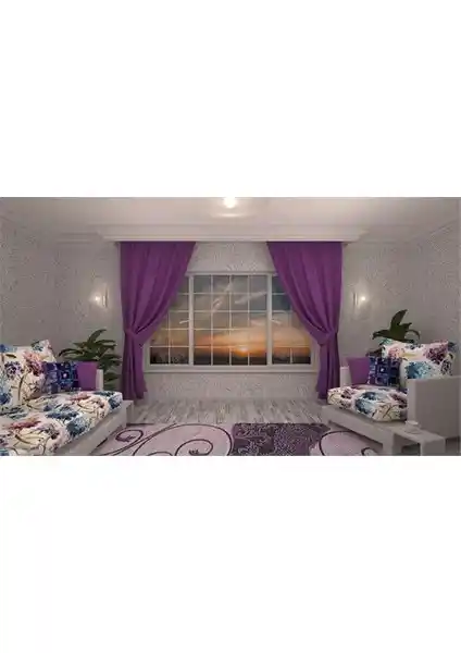 Belenay Mor Fon Perde: Şık ve Fonksiyonel Tasarım ile Odalarınıza Zarif Dokunuş