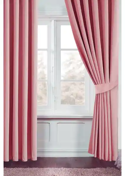 Belle Cose Blackout Gül Kurusu Fon Perde Estetik ve Fonksiyonellik Sunan Kaliteli Ürün