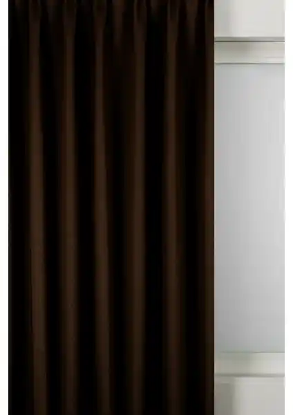 Belle Cose Country Tarz Hasır Termal Karartma Blackout Kahverengi Fon Perde Özellikleri ve Kullanım Avantajları