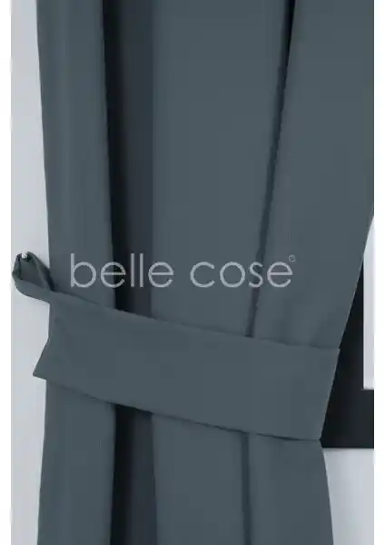 Belle Cose Keten Görünümlü Bohem Tarz Fon Perde Estetik ve Fonksiyonellik Bir Arada