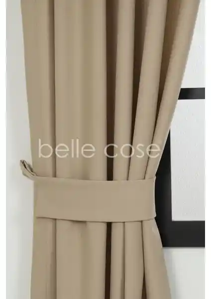 Belle Cose Keten Görünümünde Bohem Tarz Fon Perde: Şıklık ve Fonksiyonellik Bir Arada