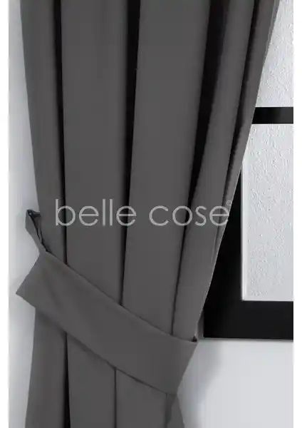 Belle Cose Keten Görünümünde Fon Perdeyle Evinize Doğal ve Şık Bir Atmosfer Katın