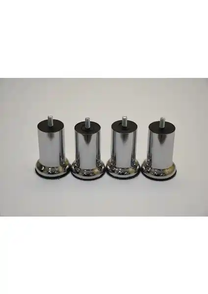 Bengi Baza Ayağı Krom 10 cm dayanıklı ve şık mobilya destek parçası