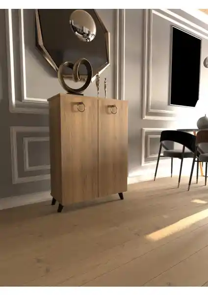 BGR Mobilya İki Kapılı Ayakkabılık Modern Tasarım ve Kullanım Kolaylığı Sunar