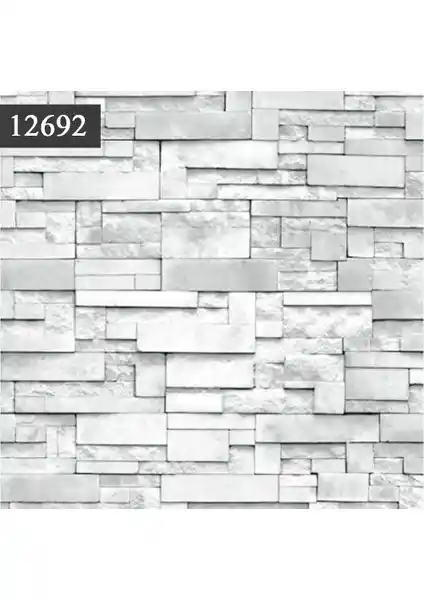 Bien Duvar Kağıtları Golden Açık Gri Taş Desenli Modern ve Dayanıklı Duvar Kaplama Çözümü