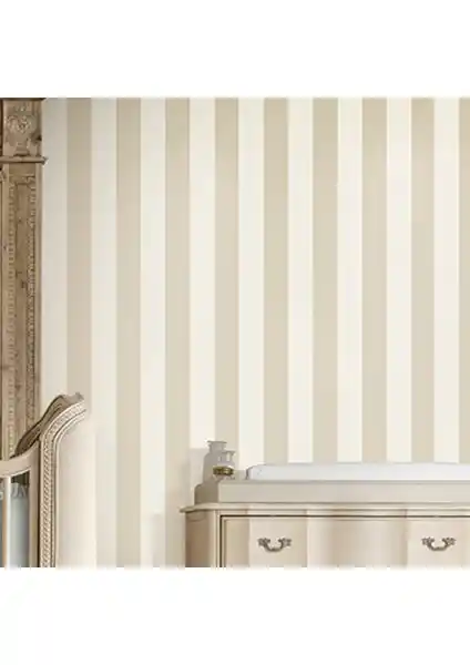 Bien Duvar Kağıtları Zümrüt Exclusive Çizgi Desen Duvar Kağıdı Modern ve Sağlıklı İç Mekan Dekorasyonu İçin