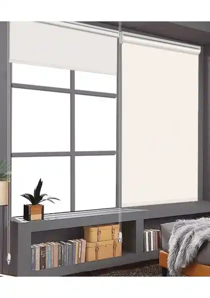 Binbir Perde Binbirperde Düz Krem Stor Perde: Modern ve Şık Dekorasyon İçin Uygun Seçenek