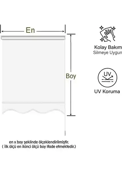 Binbir Perde Dilimli Beyaz Stor Perde: Modern ve İşlevsel Dekorasyon Çözümü